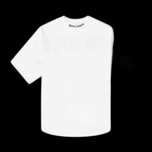 Palm Angels Classic Logo Over Tee 'White/Black'