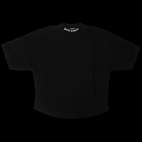 Palm Angels Mock Neck Logo T-Shirt 'Black'