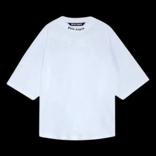 Palm Angels Classic Logo Over Tee White