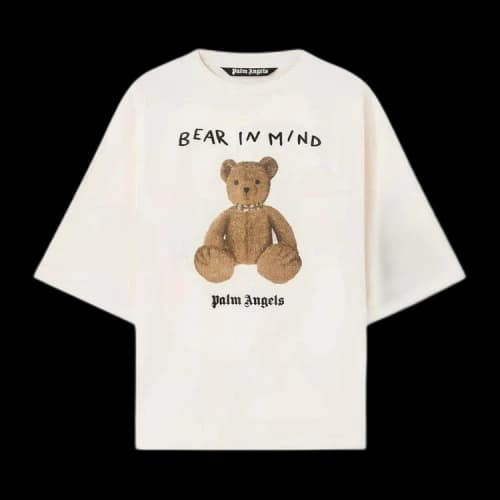 Palm Angels Bear In Mind Over Tee 'Off White/Brown'