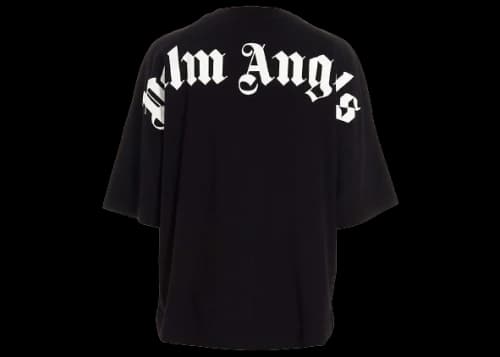 Palm Angels Logo Print T-shirt Black