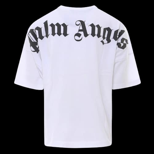 Palm Angels Classic Logo Over Tee White