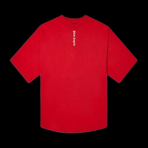 Palm Angels Logo T-Shirt 'Red/White'