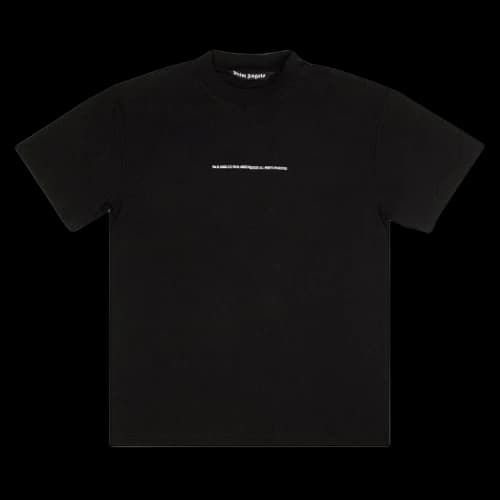 Palm Angels Cotton Pxp Tonal Short-Sleeve T-Shirt 'Black'
