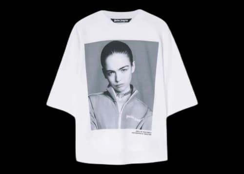 Palm Angels Angels By Palm Angels Loose T-Shirt White/Black