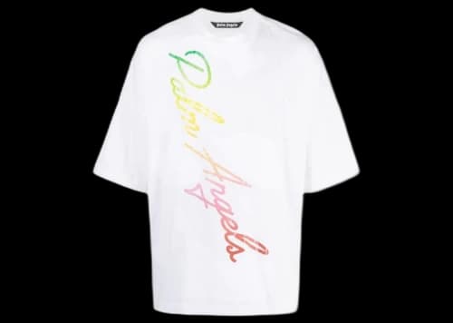 Palm Angels Miami Logo T-shirt White