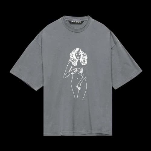 Palm Angels Exotic Woman Over Tee 'Black/White'