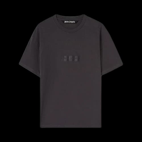 Palm Angels Garment Dye Box Logo T-Shirt Black/White