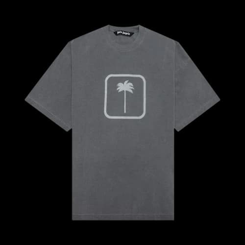 Palm Angels PXP Tonal Palm Tee 'Black'