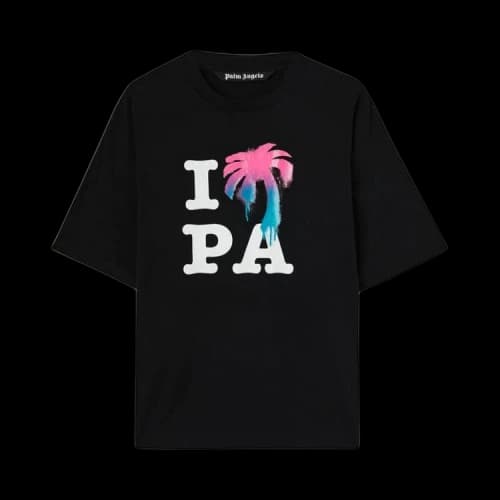 Palm Angels Classic I Love PA T-shirt Black