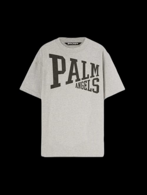 Palm Angels College T-shirt Grey/Black