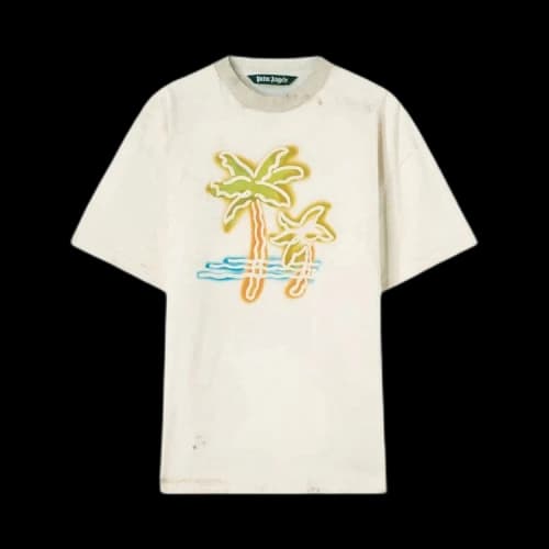 Palm Angels Palm Neon T-Shirt Off White/Multicolor