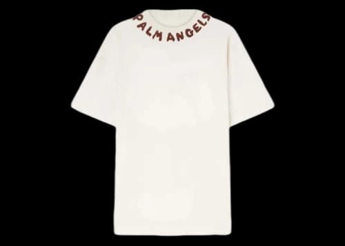 Palm Angels Seasonal Logo T-Shirt White/Red