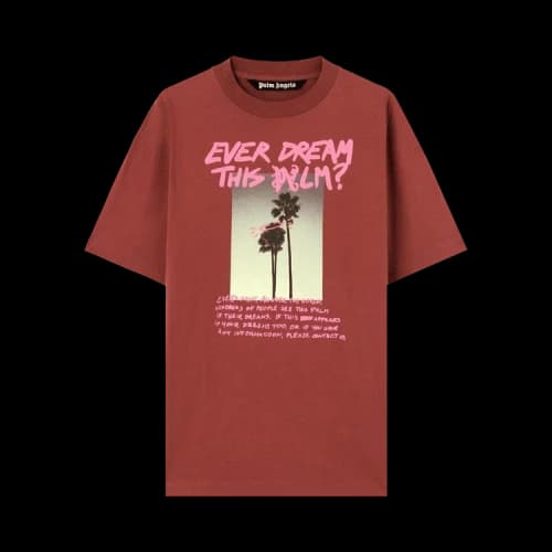 Palm Angels Palm Dream Tee 'Hazelnut/Fuschia'