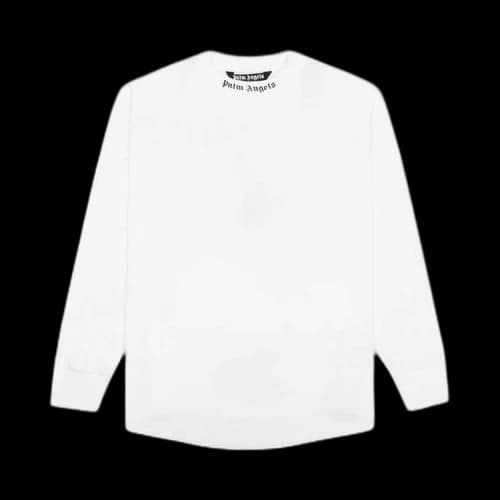 Palm Angels Double Logo Print T-shirt White