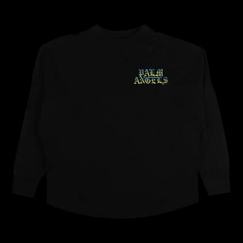 Palm Angels Drop Shoulder Ombre Logo T-Shirt 'Black'