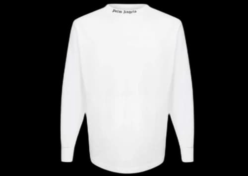 Palm Angels Double Logo T-shirt White/Fuschia
