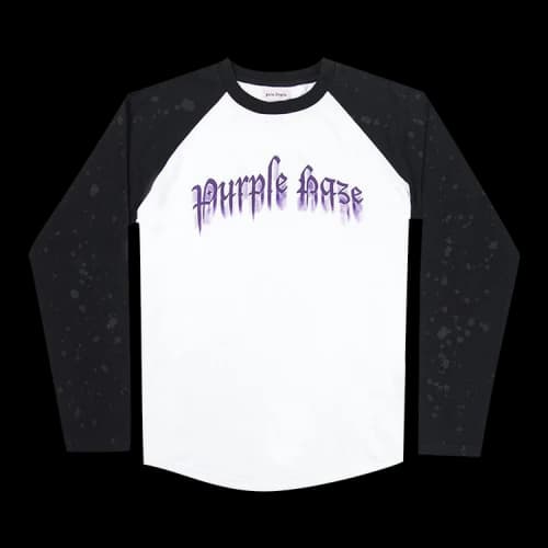 Palm Angels Purple Haze Long Sleeve 'White/Purple'