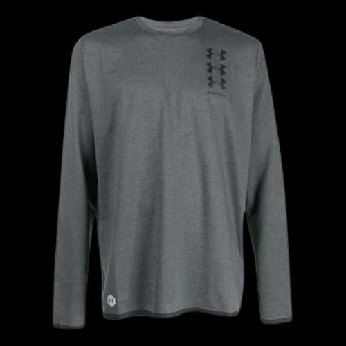 PALM ANGELS Round Neck Long Sleeves Gray