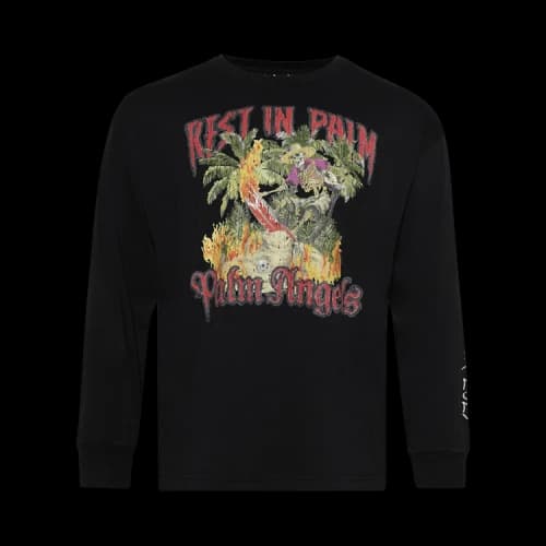 Palm Angels Rest In Palm Regular Tee 'Black'
