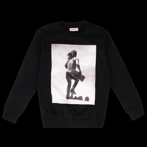 Palm Angels Rasta Crewneck 'Black'