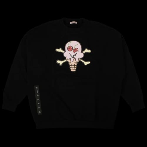 Palm Angels Ice Cream Crewneck 'Black'
