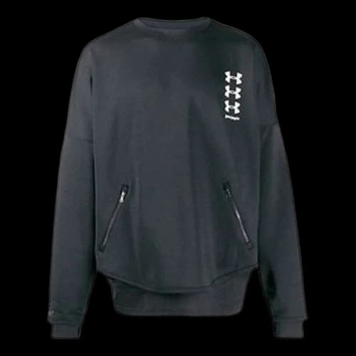 PALM ANGELS Round Neck Logo Long Sleeves Pullover Black