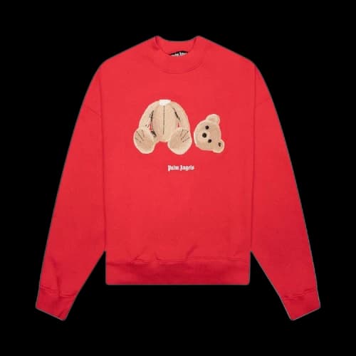 Palm Angels Bear Crew 'Red/Brown'