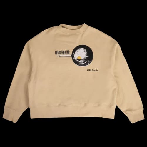 Palm Angels Egg Crewneck Sweatshirt 'Beige'