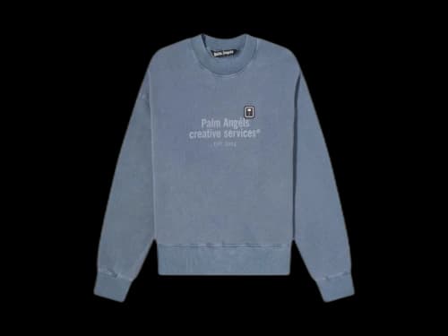 Palm Angels Pxp Pa Creative Services Crewneck Navy/Blue