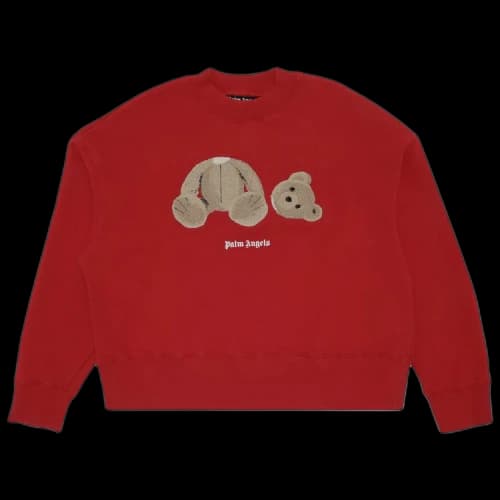 Palm Angels Bear Crew 'Red/Brown'