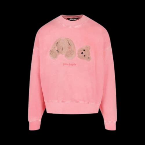 Palm Angels Bear Sweatshirt 'Fluorescent Pink'