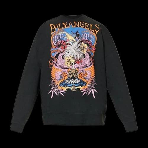 Palm Angels Palm Concert Crewneck 'Black'