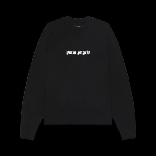 Palm Angels Classic Logo Crewneck 'Black/White'