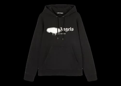 Palm Angels Las Vegas Sprayed Hoodie Black/White