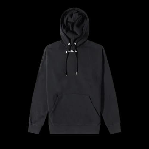 Palm Angels Logo Hoodie 'Black'