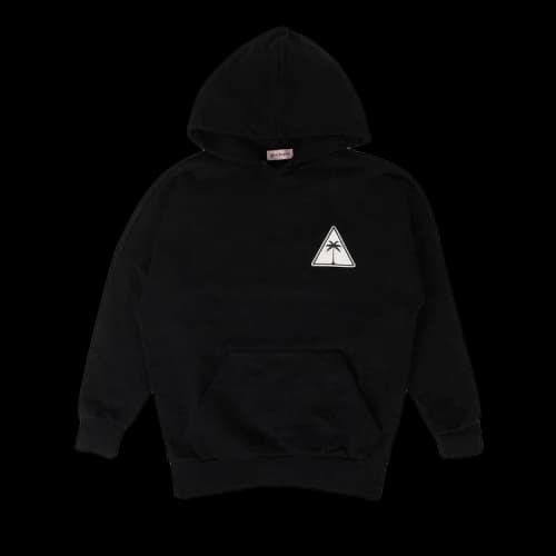 Palm Angels Triangle Logo Hooded Sweatshirt 'Black'