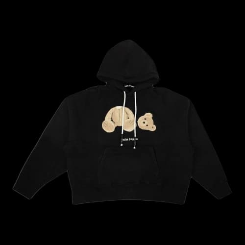Palm Angels Bear Hoodie 'Black/Brown'