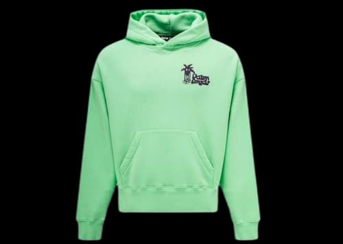 Palm Angels Douby Logo Hoodie Green