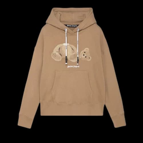 Palm Angels Bear Hoodie Beige