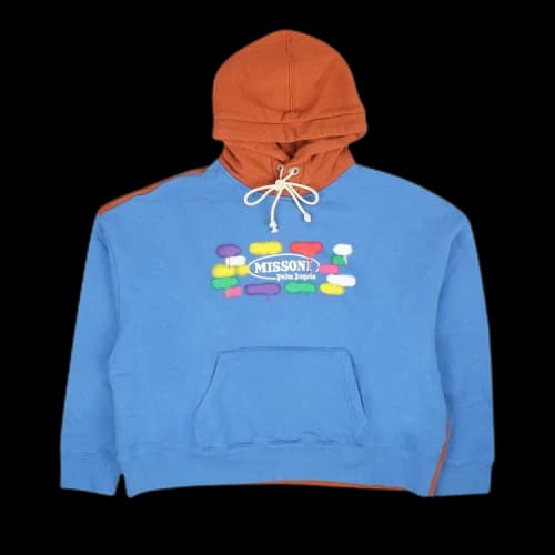 Palm Angels Graphic Hoodie 'Blue'