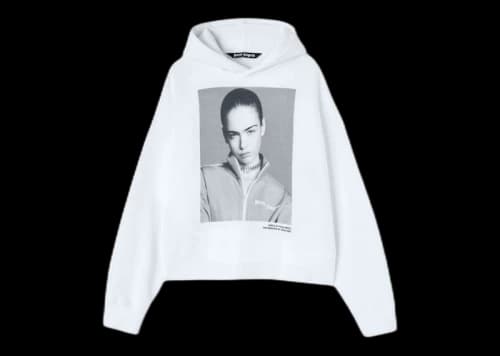 Palm Angels Angels By Palm Angels Hoodie White/Black