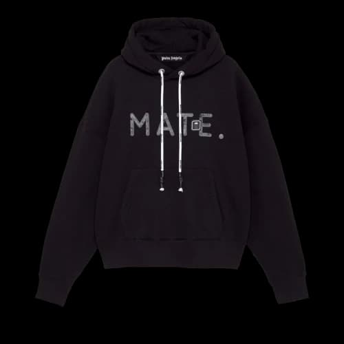 Palm Angels Mate Hoody 'Black/Silver'