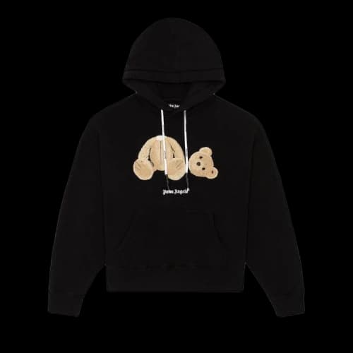Palm Angels Bear Hoodie Black