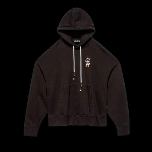 Palm Angels Small Pirate Bear Hoodie 'Black'