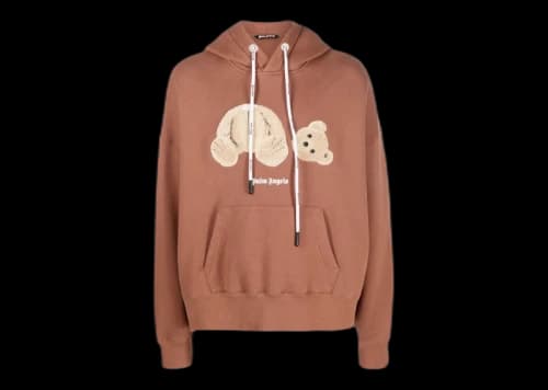 Palm Angels Bear Hoodie Brown/Brown