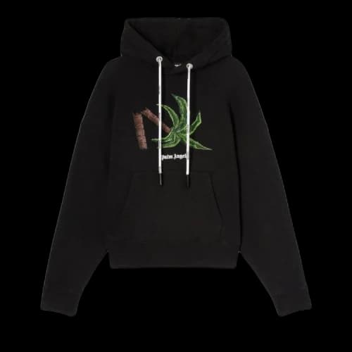 Palm Angels Broken Palm Hoodie Black/Green