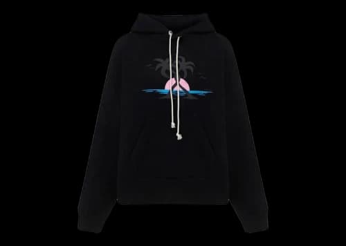 Palm Angels Hugging Hoodie Black
