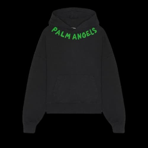 Palm Angels Logo Hoodie 'Black'