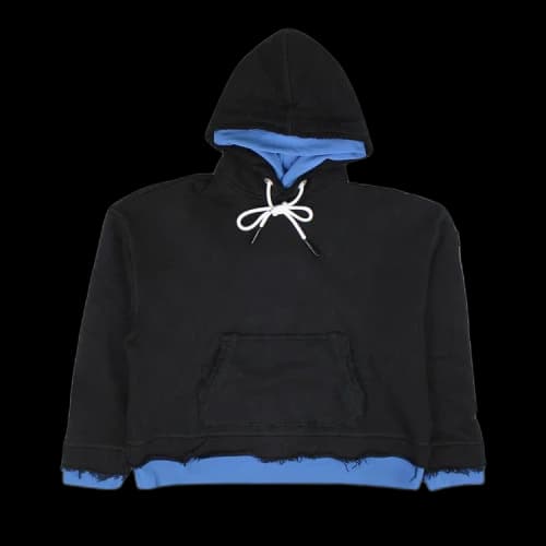 Palm Angels Double Layer Hoodie 'Black'
